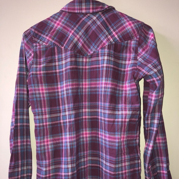 AEO Vintage Boyfriend Flannel - Picture 2 of 3